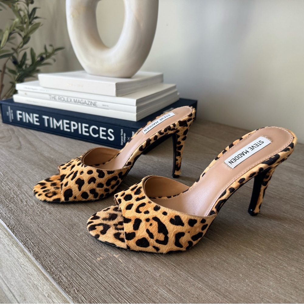 Steve Madden Leopard Print Women's Heels